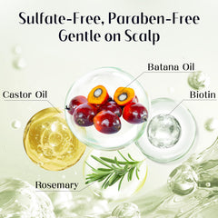 Gaayou Batana Oil and castor oil blend showcases strengthened strands and added shine.
