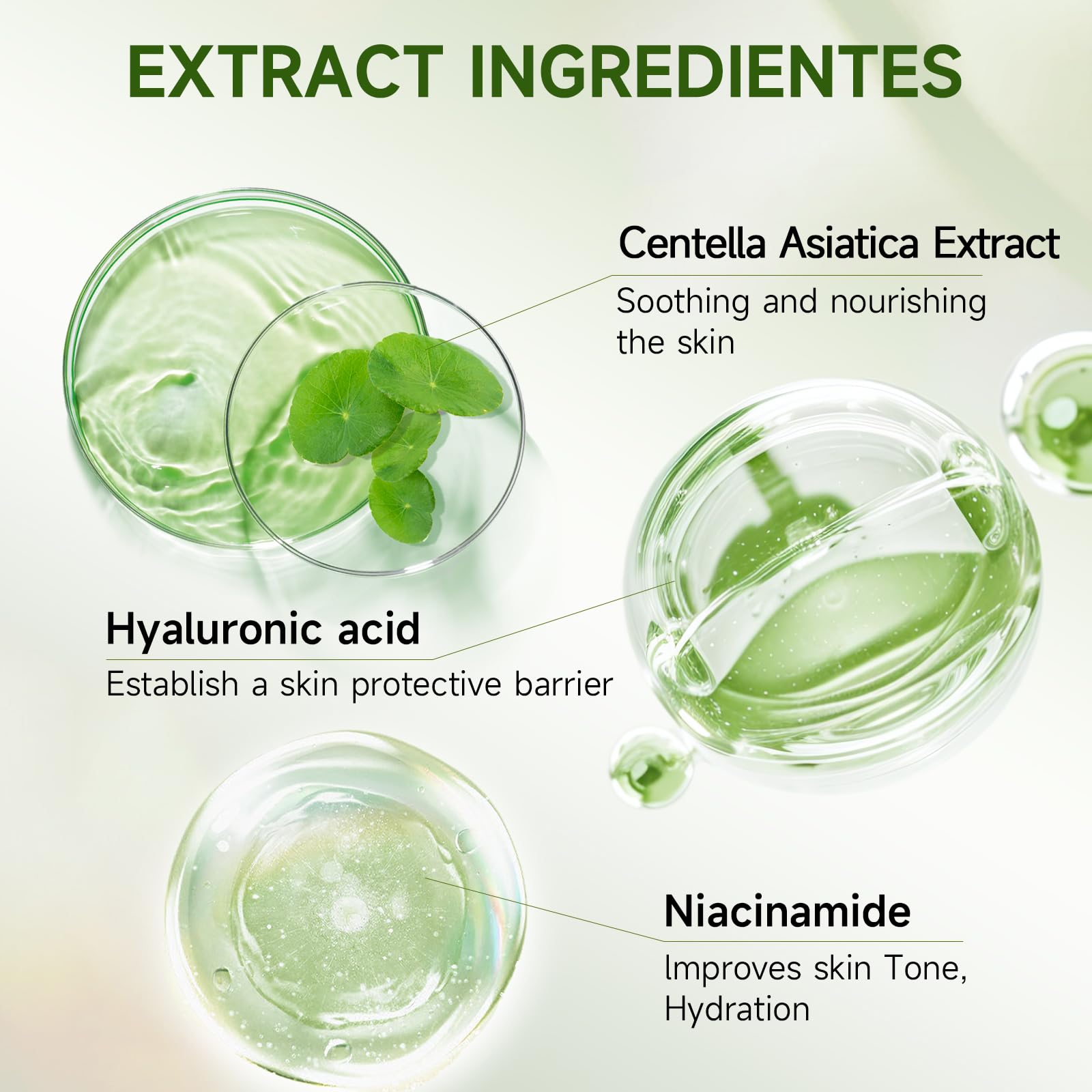Gaayou Centella Sunscreen matte finish on the face during wear.