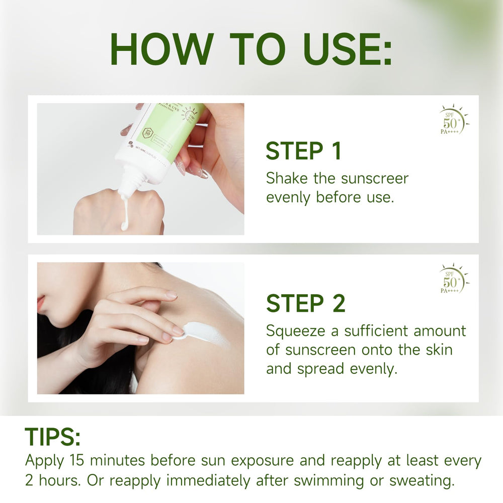 Gaayou Centella Sunscreen reef-safe formula supports oceans-friendly skincare.