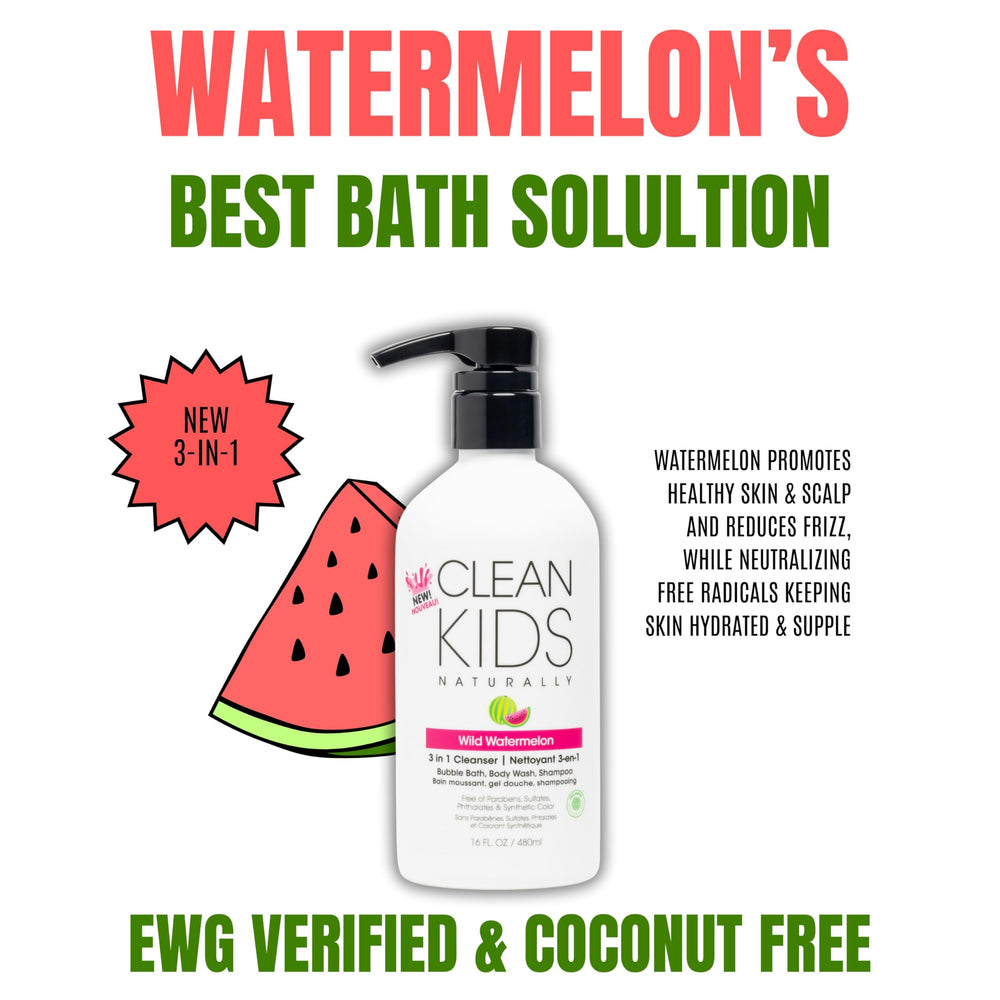 Gabriel Cosmetics Clean Kids foam closeup emphasizes Soapwort bubbles for a natural bath
