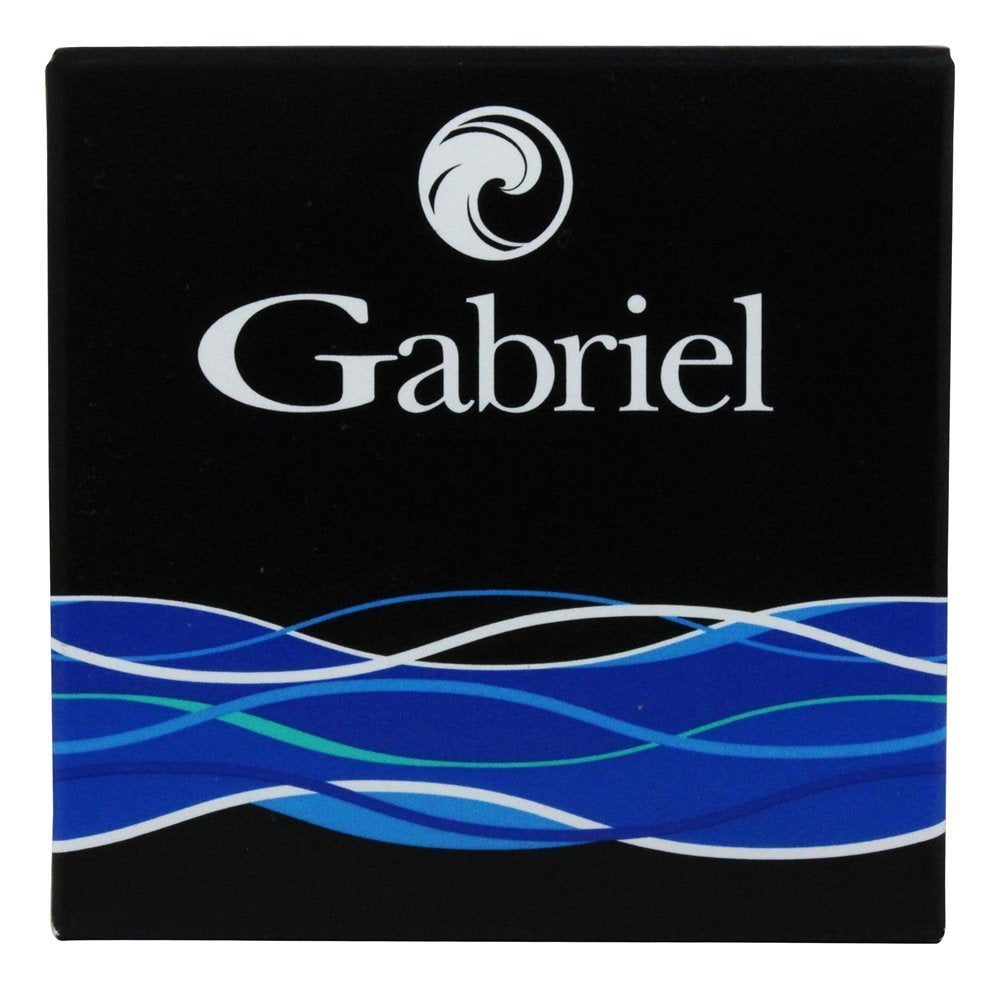 Gabriel Cosmetics pressed mineral powder bottle offers a lightweight matte finish and oil absorption.