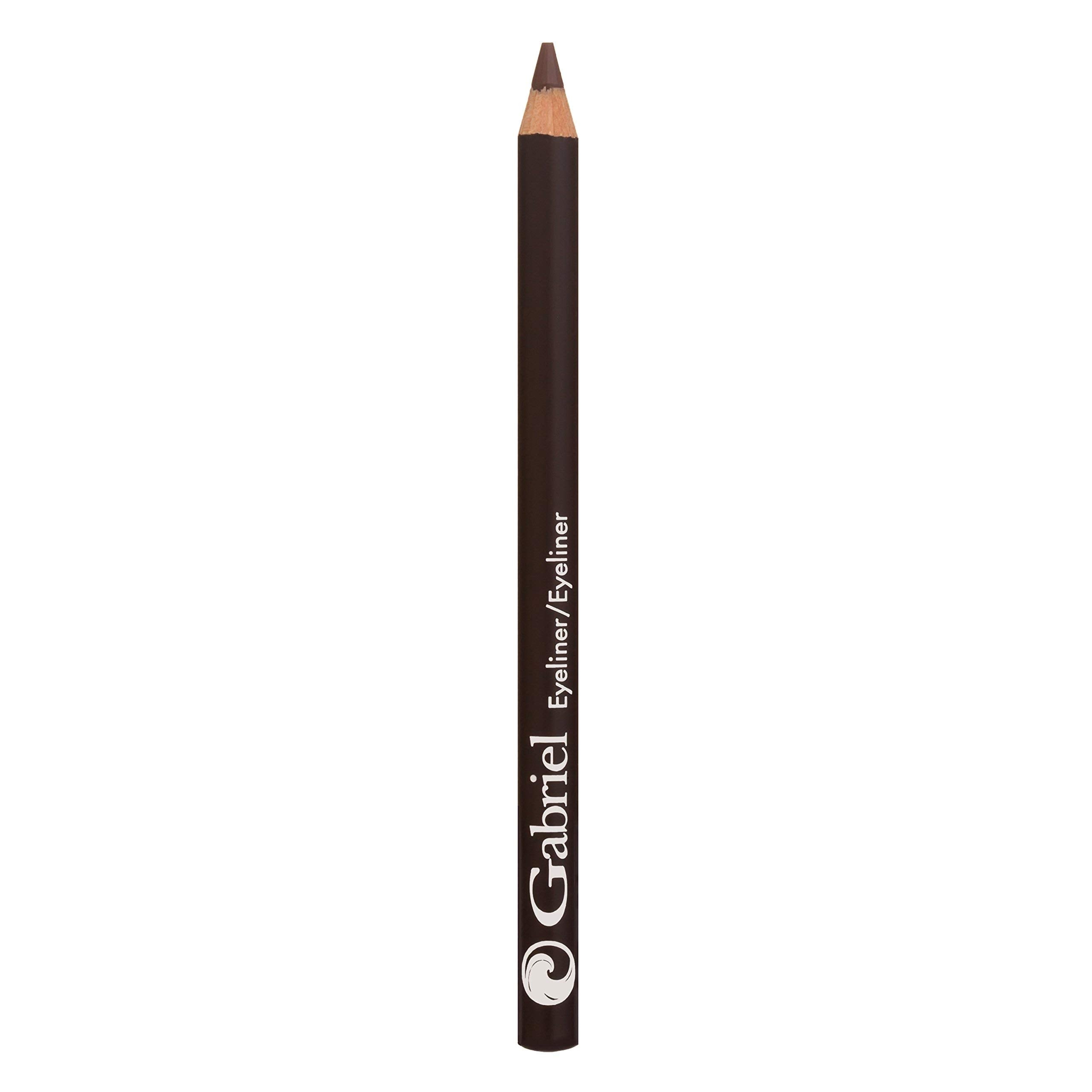 Gabriel Cosmetics vegan eyeliner brown tip detail for precise, clean lines.