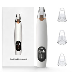 Gacavks facial pore vacuum demonstrates 3 suction levels for personalized cleansing
