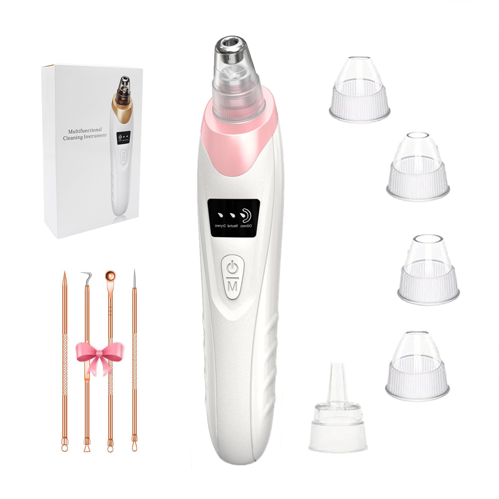 Gackoko 2025 blackhead remover front view for deep cleansing on demand
