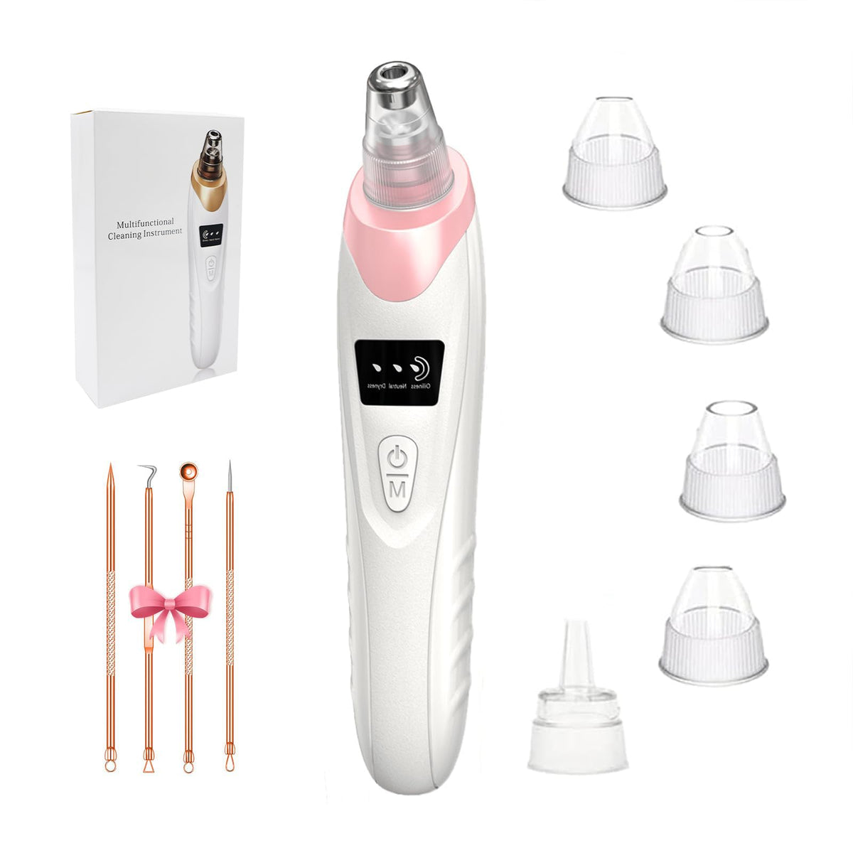 Gackoko 2025 blackhead remover front view for deep cleansing on demand