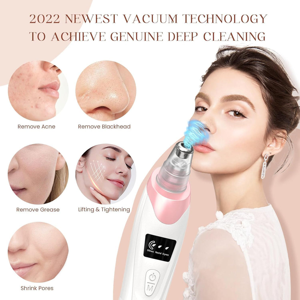 Gackoko five probes attachments enable targeted skin cleansing