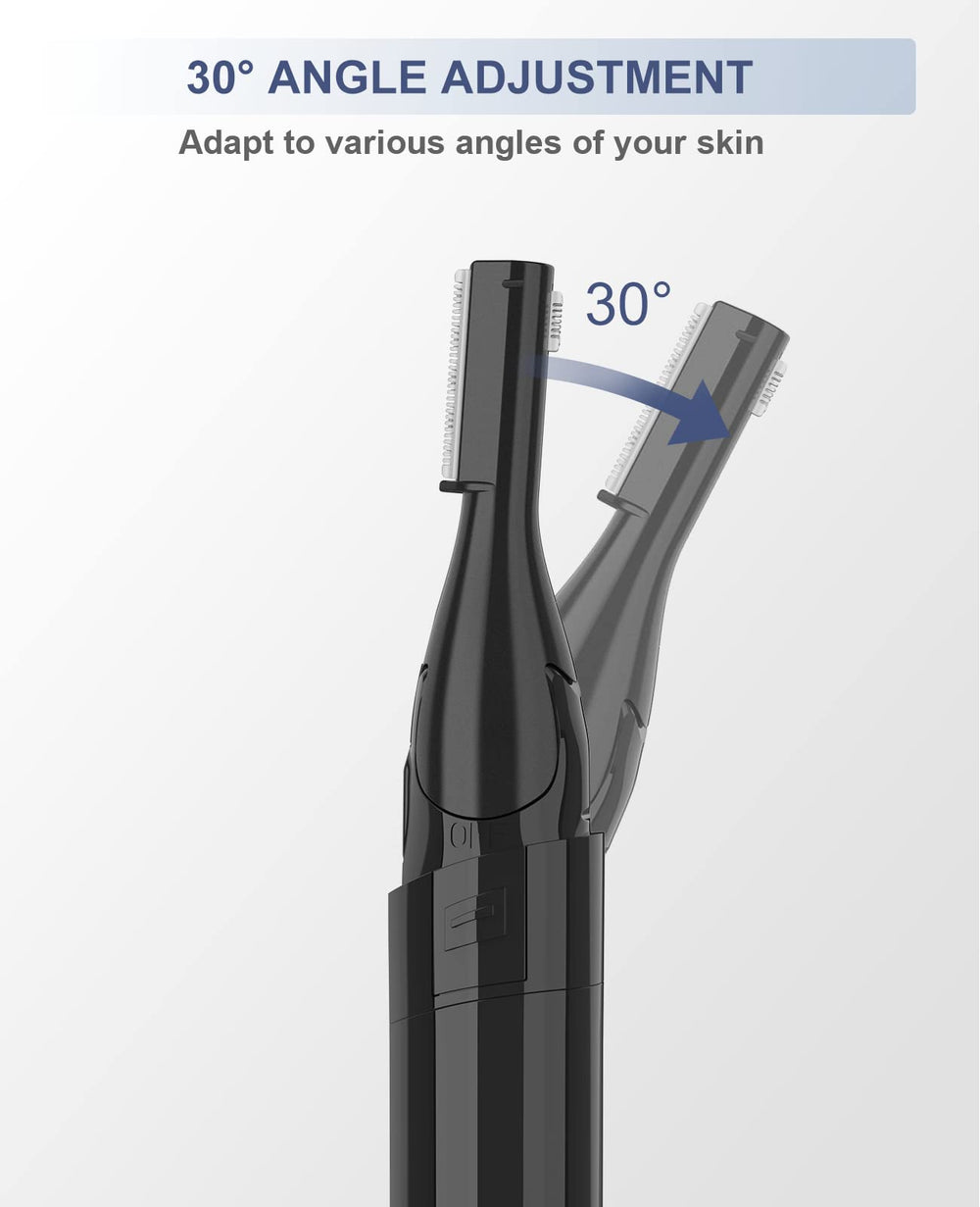 GAERUO eyebrow trimmer 30-degree rotation assists smooth contouring
