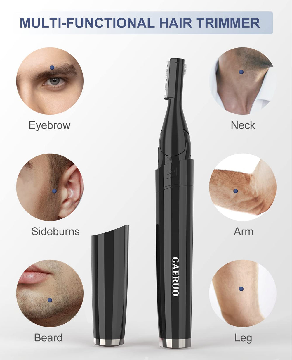 GAERUO eyebrow trimmer battery included and ready to use