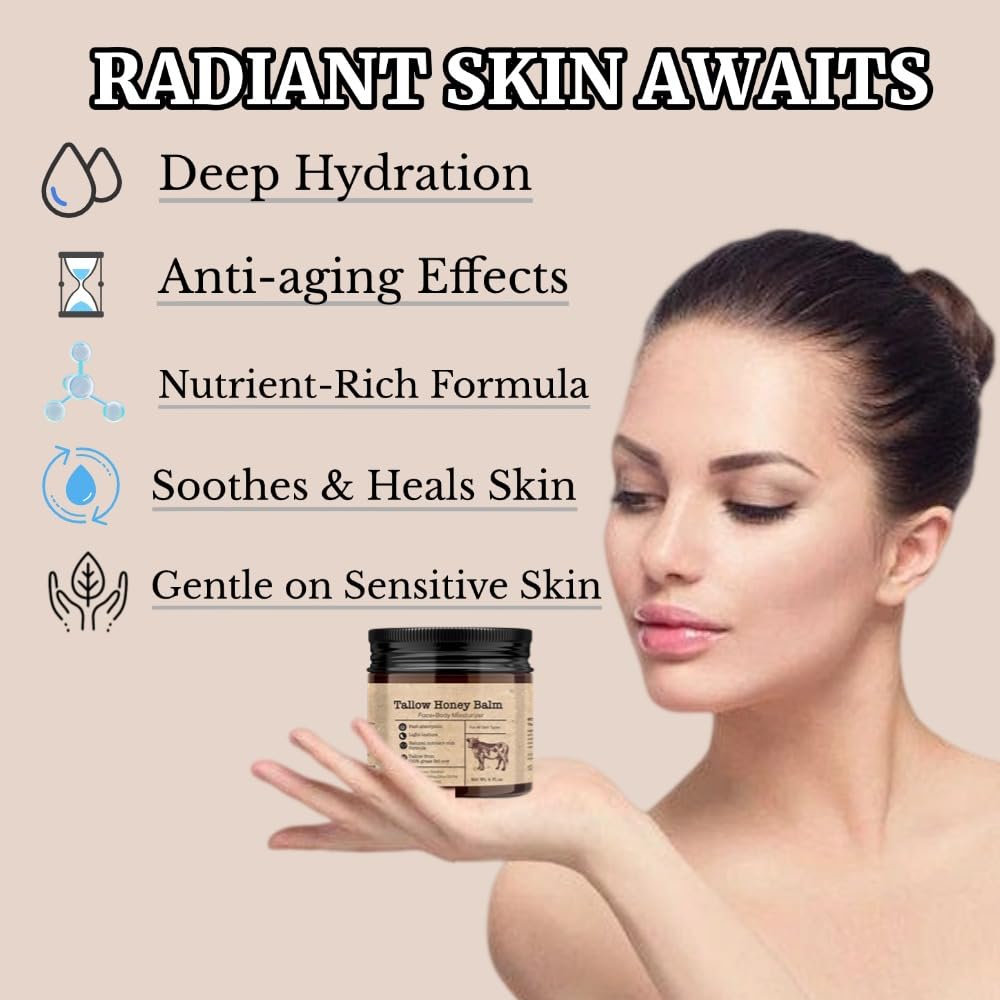 GAHQB grass-fed beef tallow nourishment for skin renewal and softness