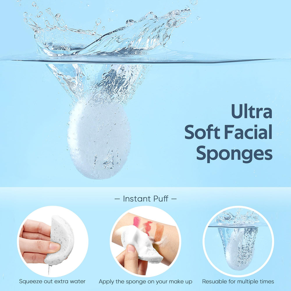 GAINWELL sponges expand after soaking for gentle cleansing