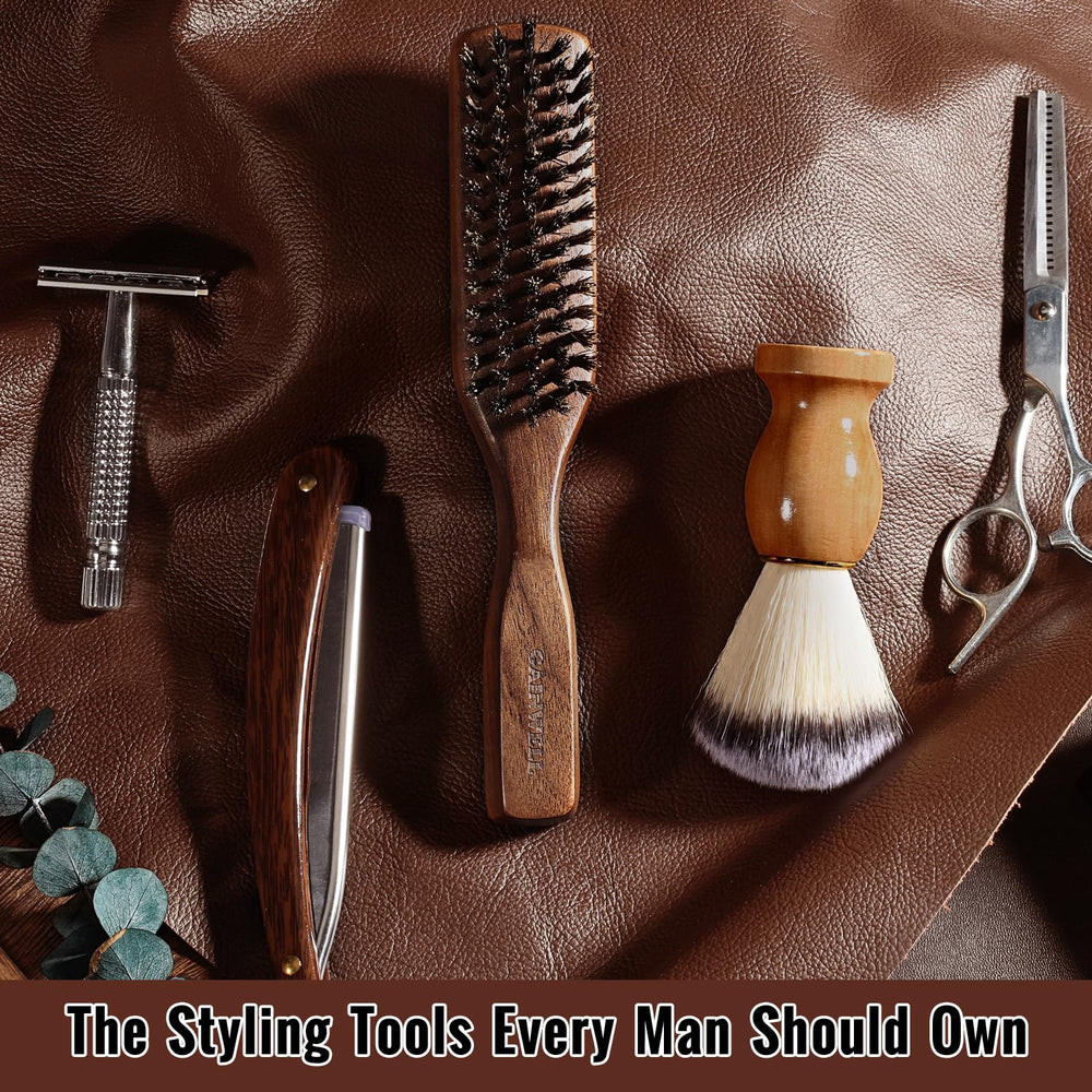 GAINWELL long black walnut handle provides a secure grip during styling
