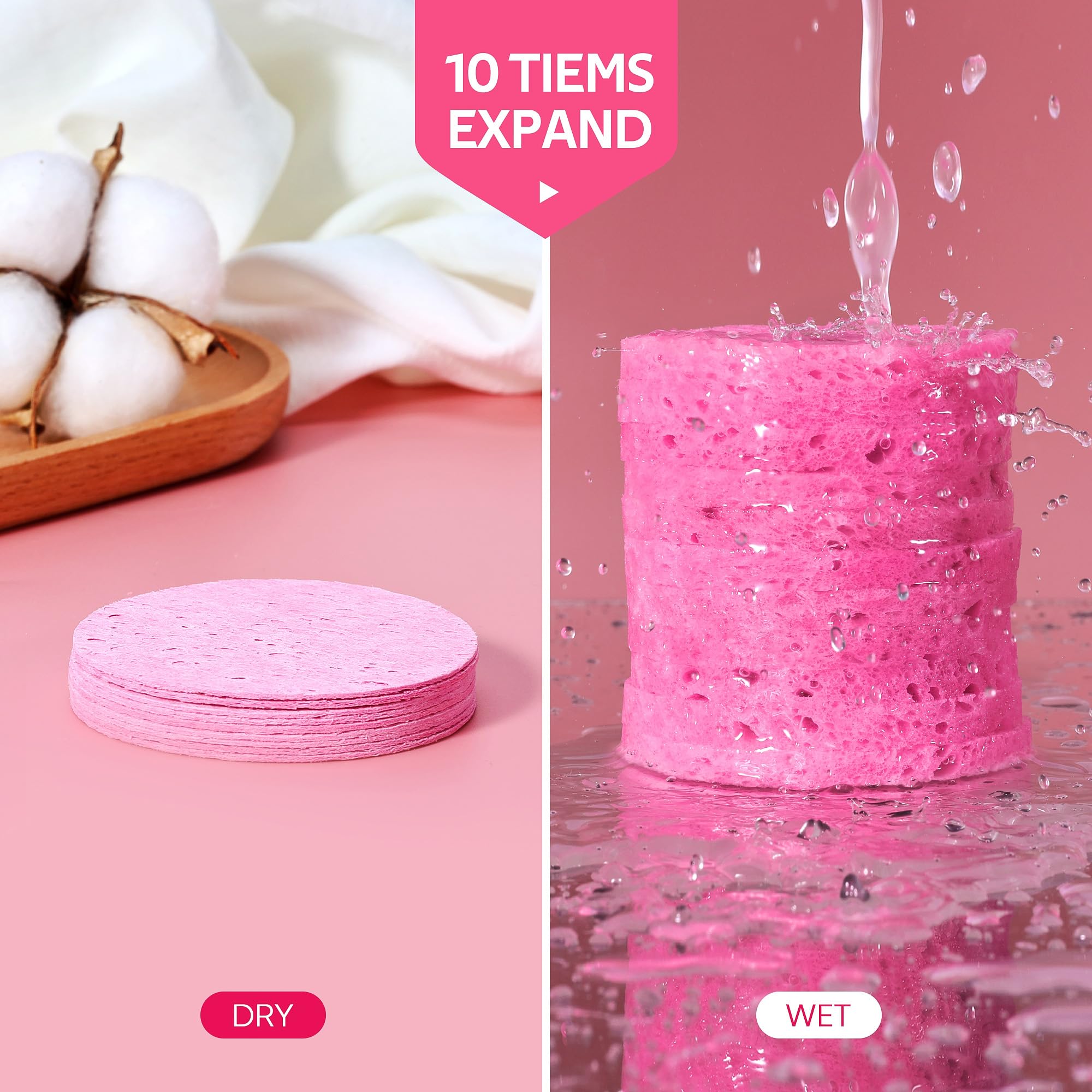 GAINWELL sponges ideal for home spa cleansing and gentle exfoliation.