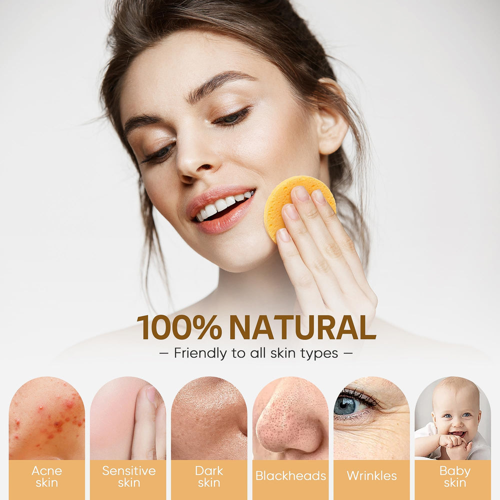 GAINWELL sponges arranged for long-lasting weekly use in daily skincare routines.