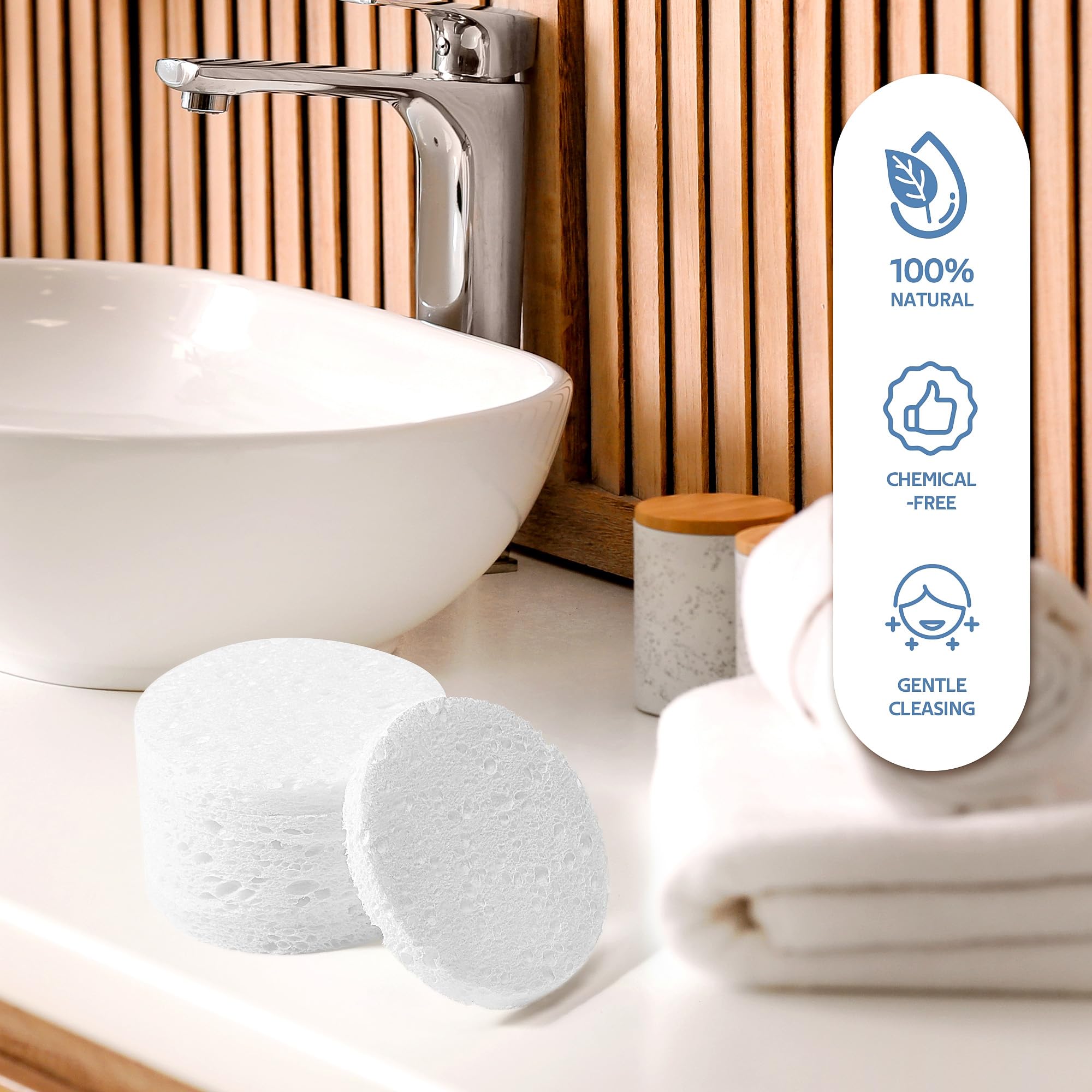 GAINWELL sponges arranged for home spa routine