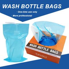 Gakonp blue sleeve cover on bottle demonstrates full coverage design