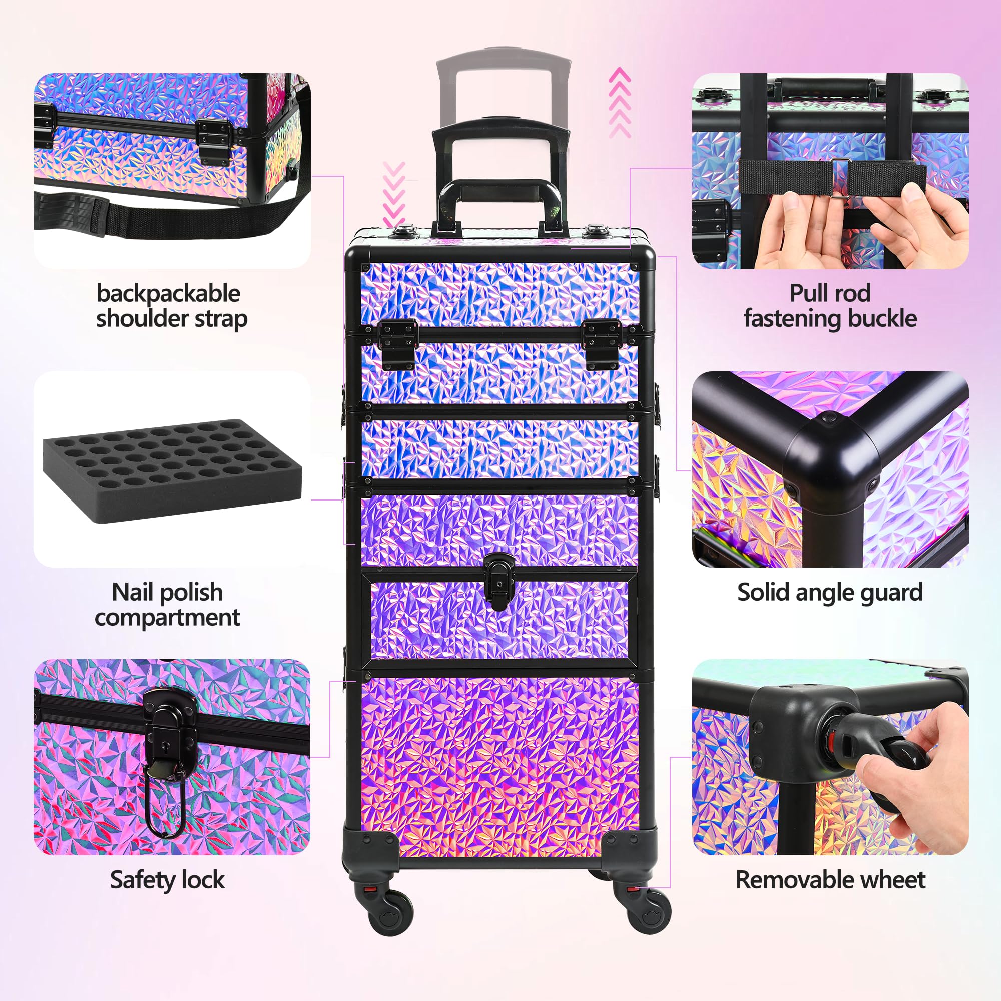 GALHUBIS middle tray with adjustable dividers for flexible storage