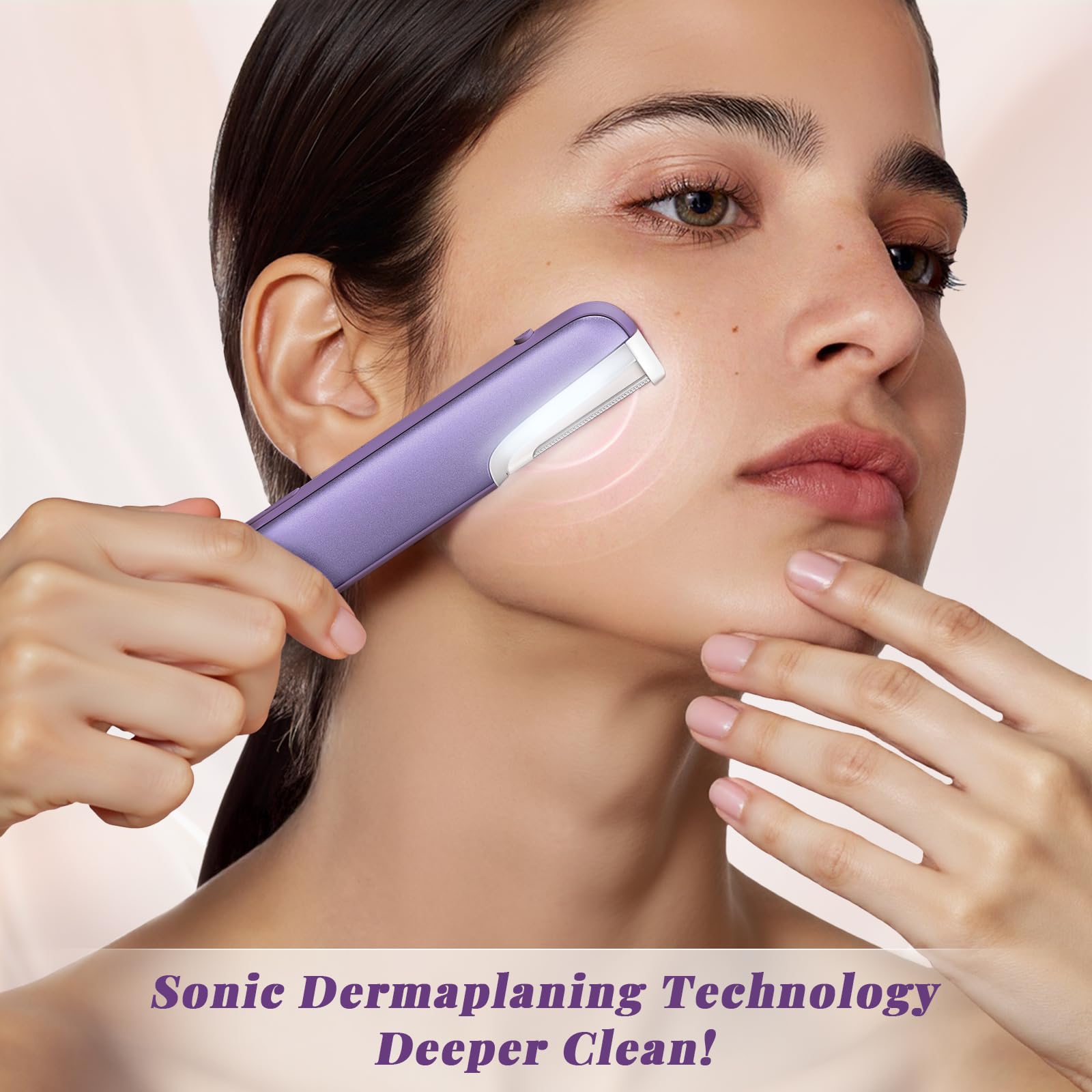Galtxen Dermaplaning Tool LED light aiding precise removal