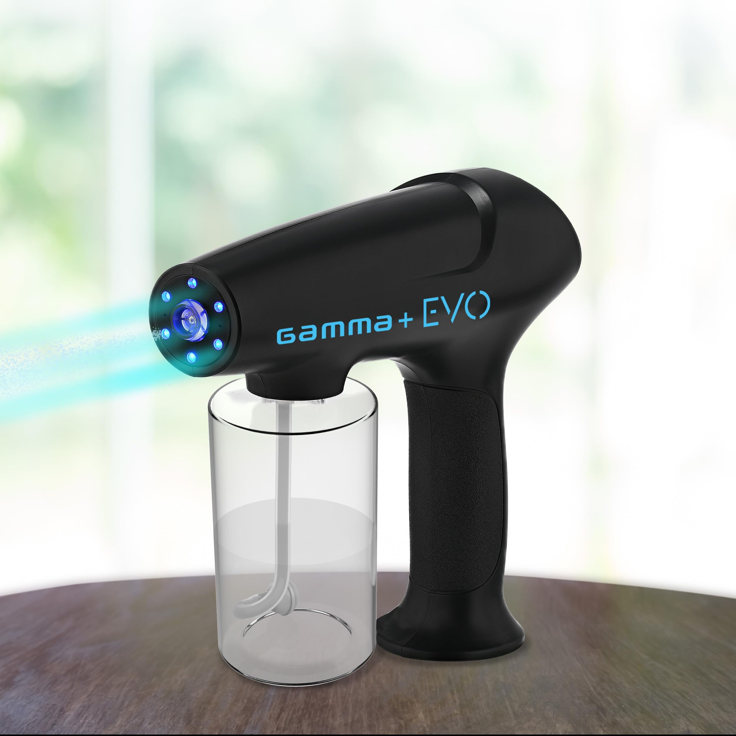 GAMMA+ Evo Nano Mister 13oz capacity enables longer misting sessions.