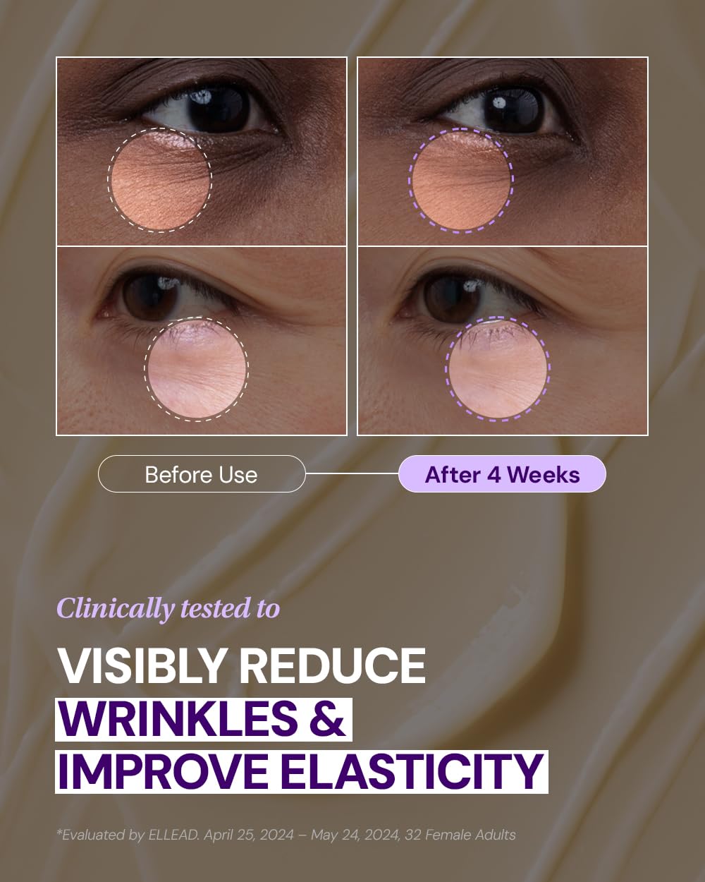 GANGNAM GLOW cream swirl on hand demonstrates quick absorption and dewy finish