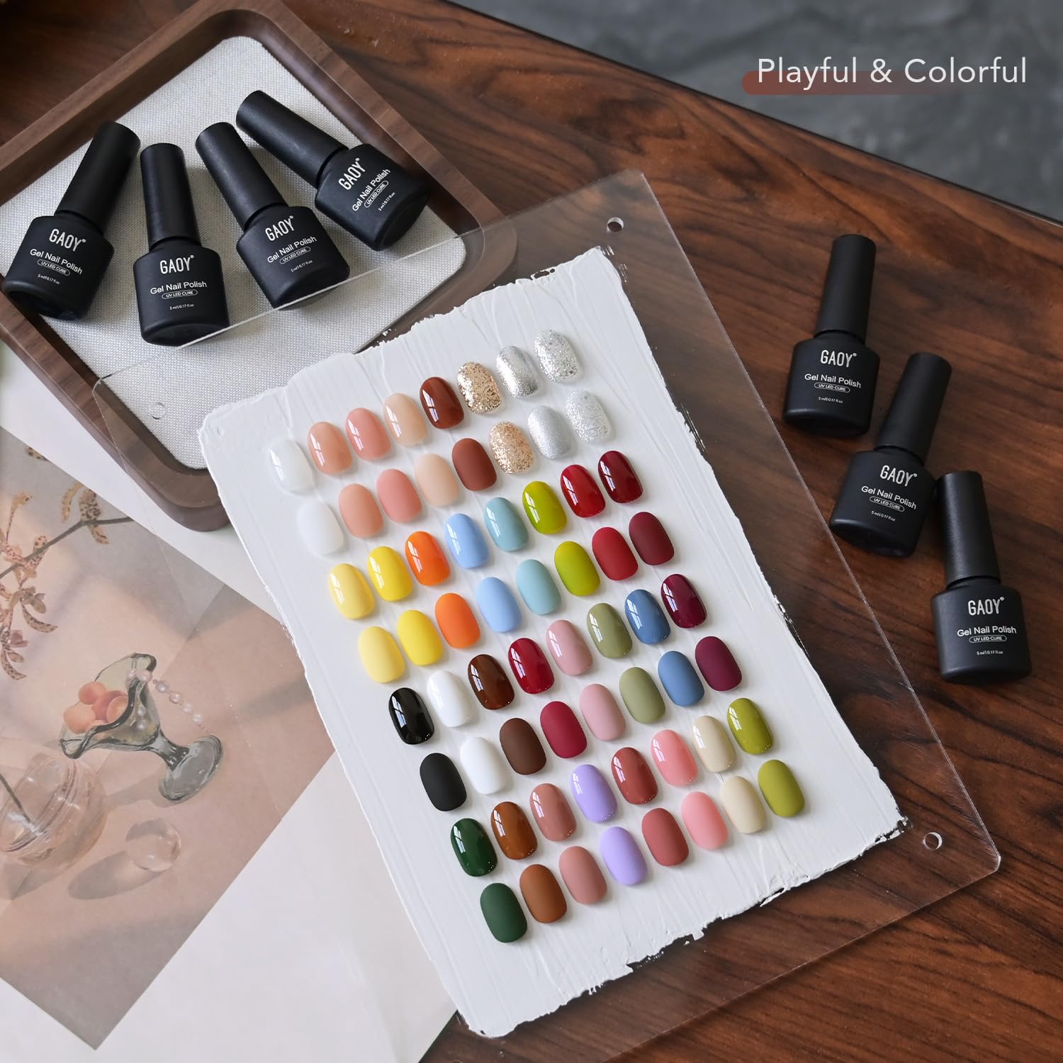 GAOY all-season color palette inspires creative nail art for every season