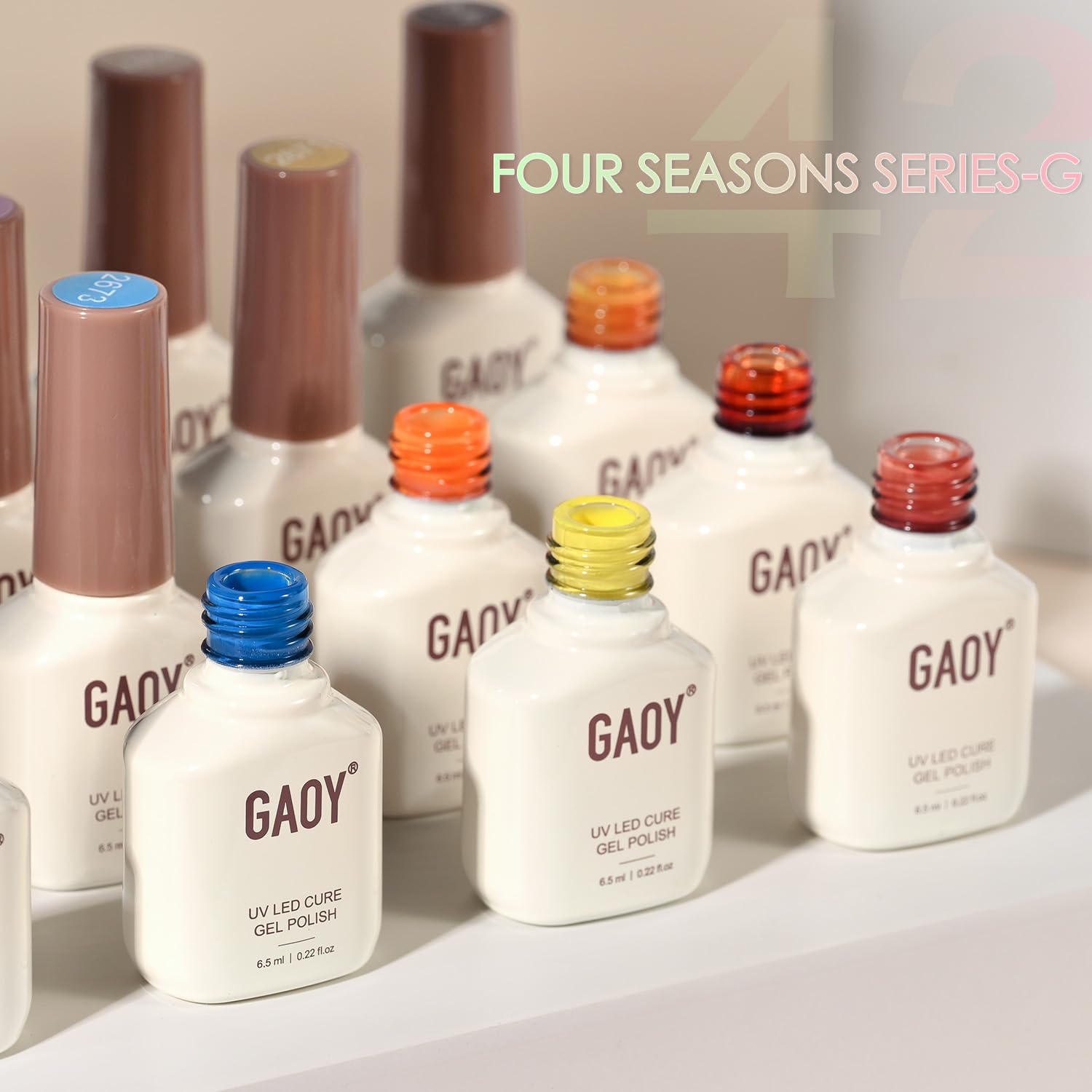GAOY base coat bottle ensuring smooth adhesion and long wear
