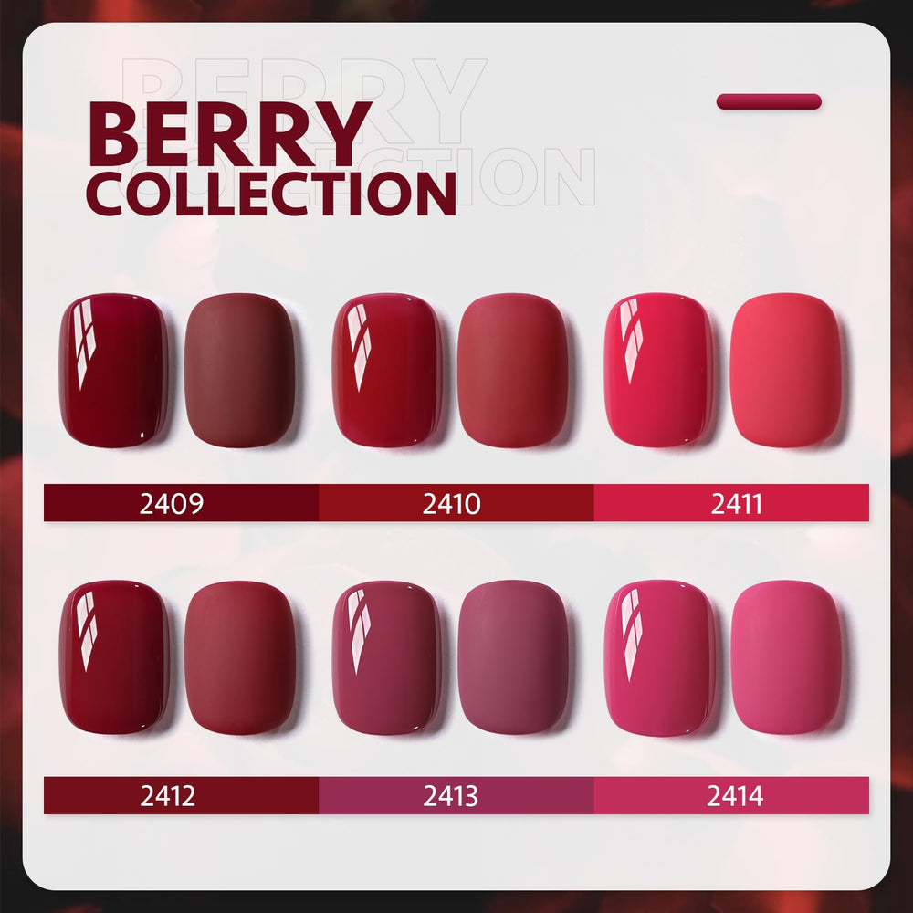 GAOY Berry Collection long-lasting formula preview for up to 4 weeks.