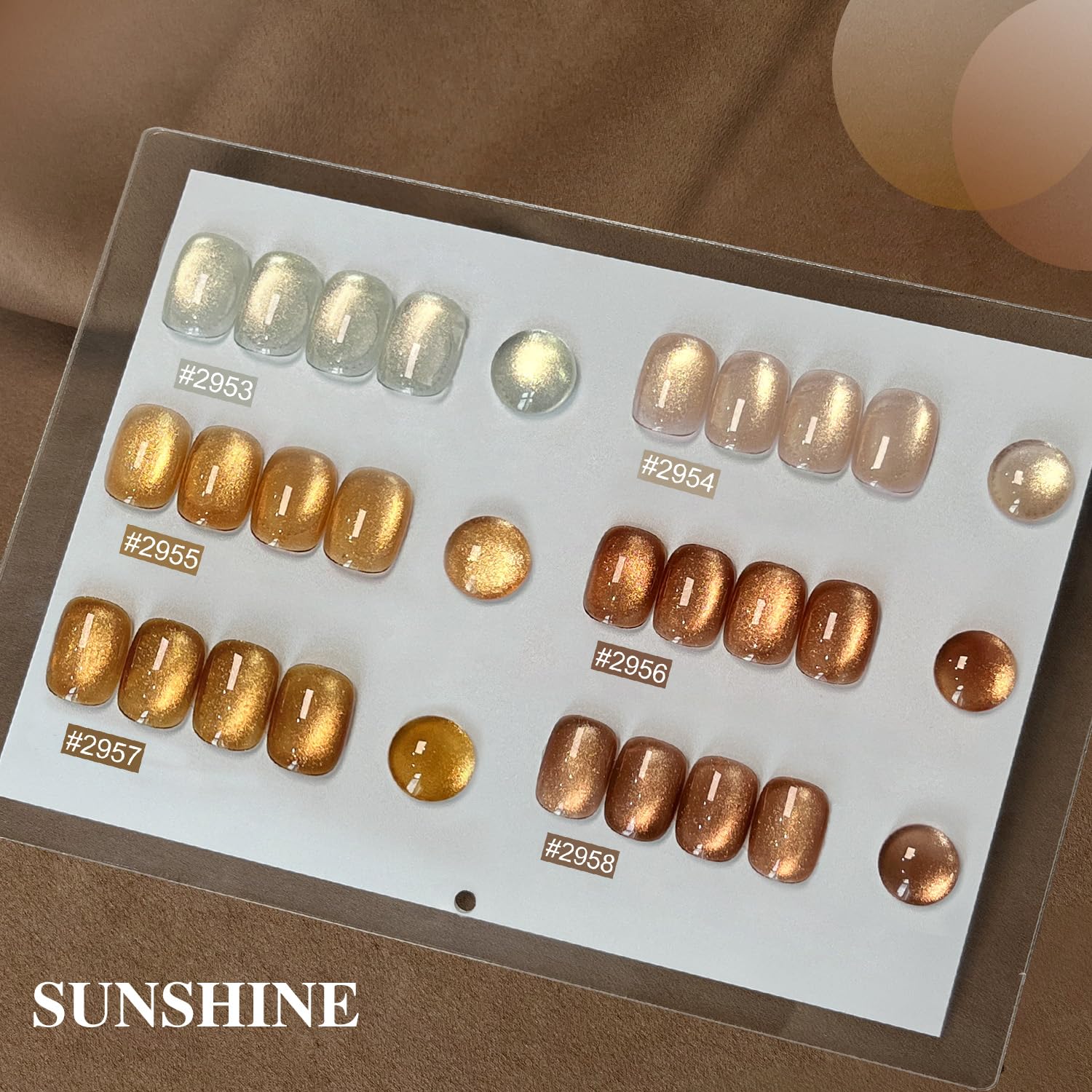 GAOY cat eye magnet included demonstrates magnetic patterns for unique salon-style effects