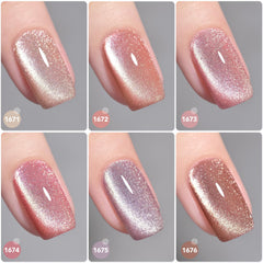 GAOY cat eye magnet included enables holographic patterns on nails.