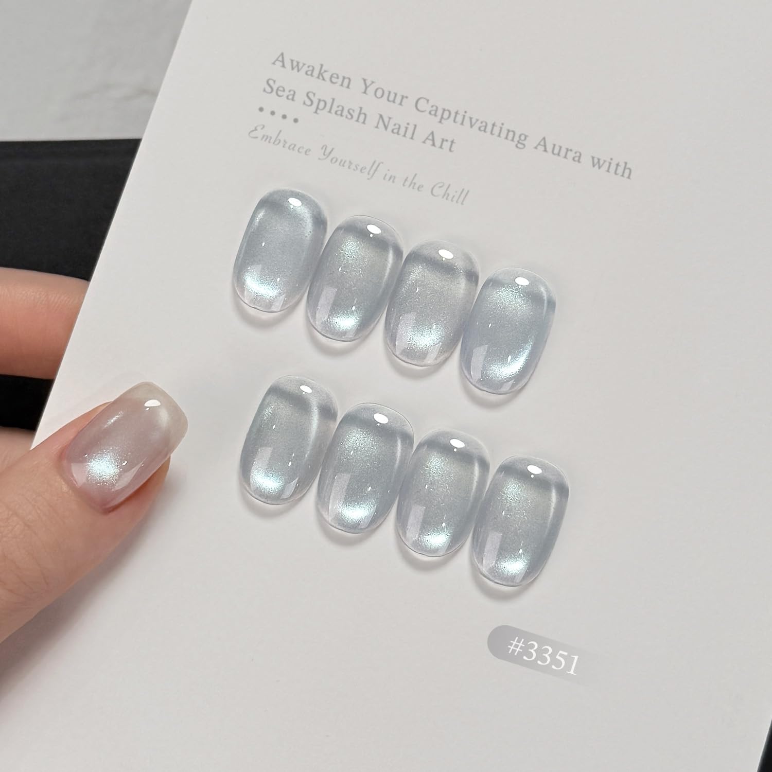 GAOY Cat Eye magnet demonstrates pattern-creation for customizable nails