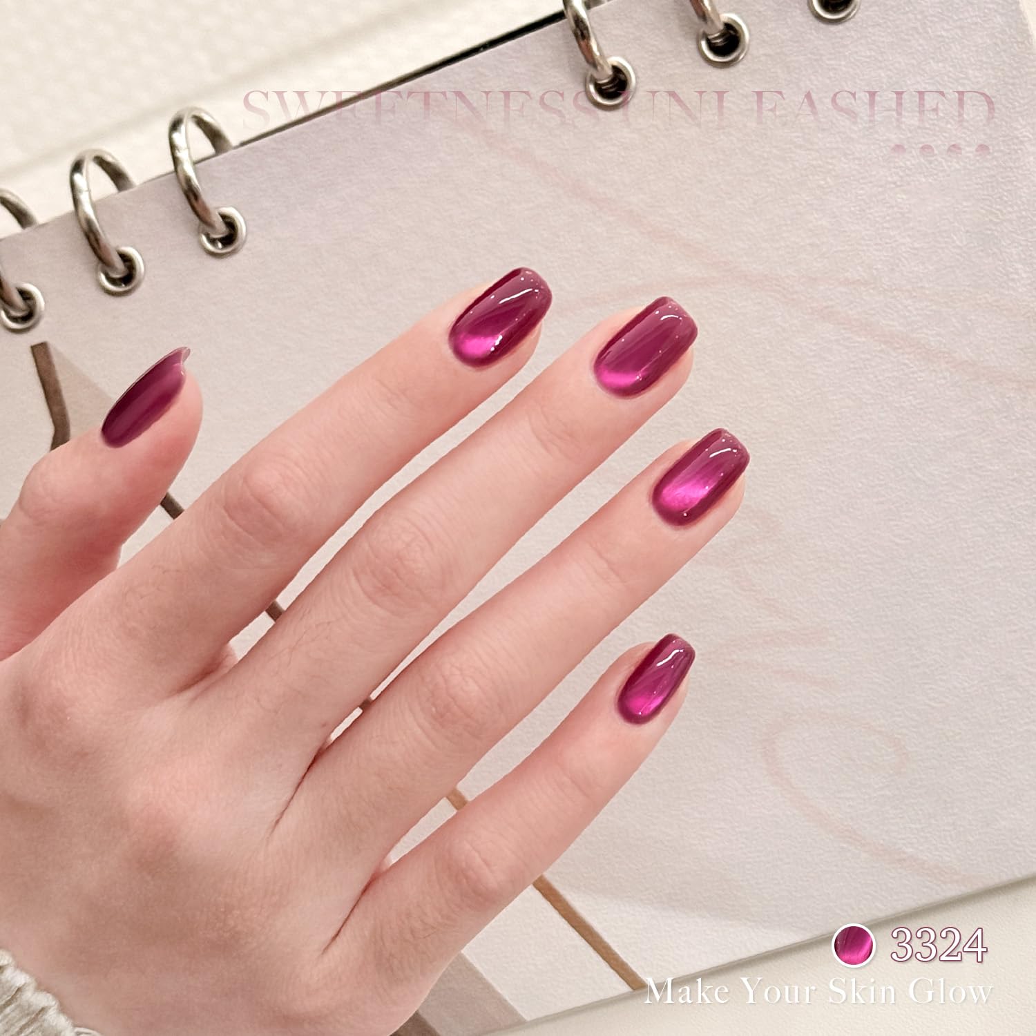 GAOY DIY Valentine’s Day manicure shows versatile color options for sweet to spicy looks.