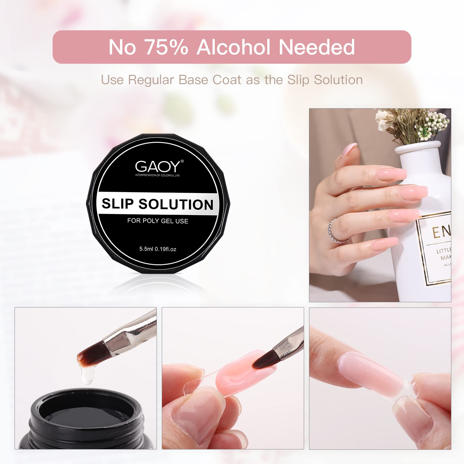 GAOY French manicure kit offers crisp tips with four color options for stylish nails