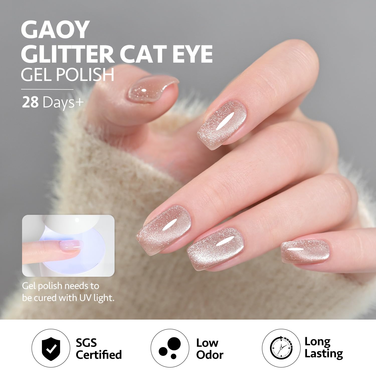 GAOY gel nail colors six shades deliver versatile looks for DIY nail art.