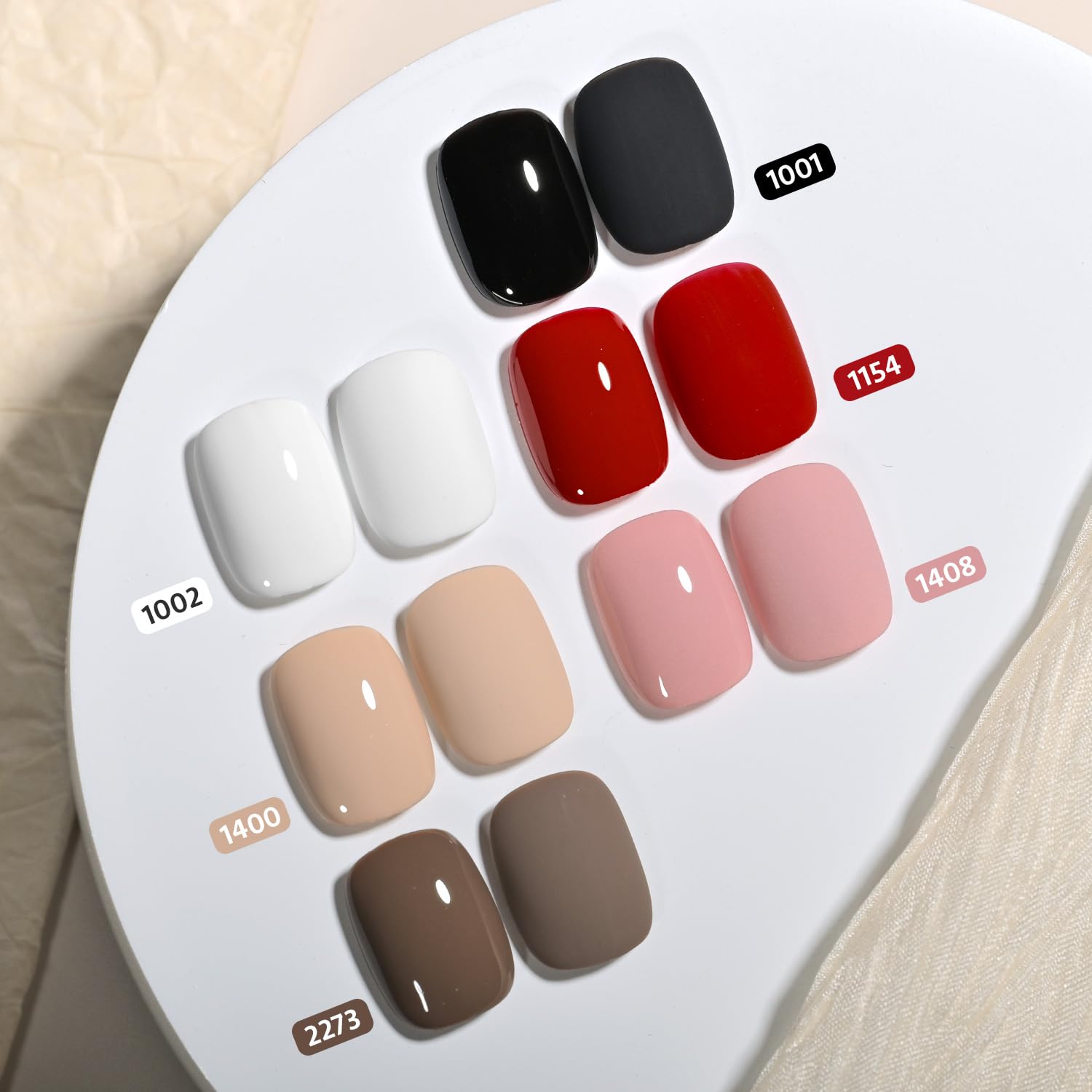 GAOY gel nail polish set red bottle for bold color and salon-like results