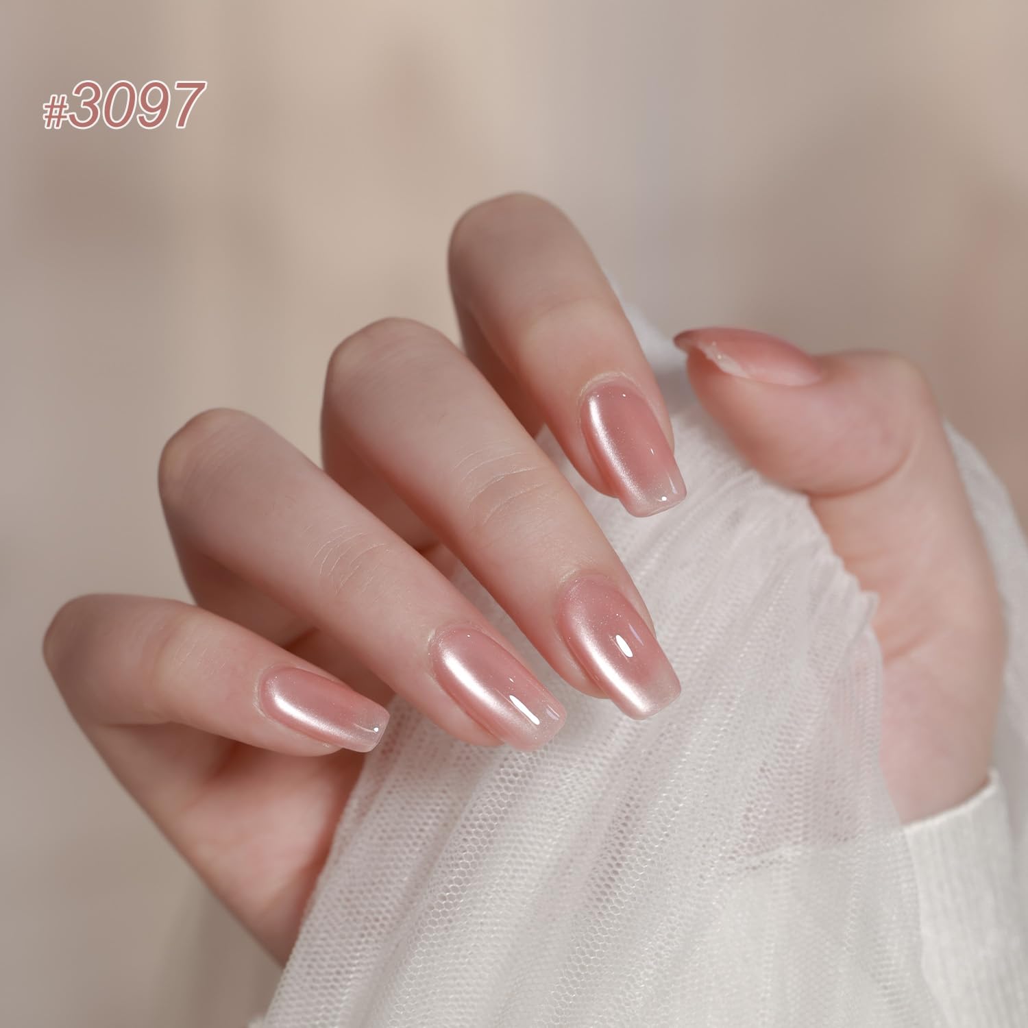 GAOY gemstone holography delivers subtle sparkle for chic nail designs.