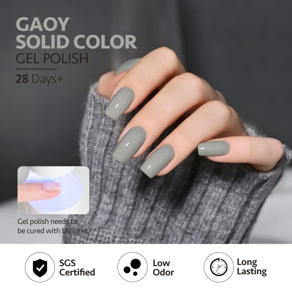 GAOY glossy finish option and matte top coat for versatile looks