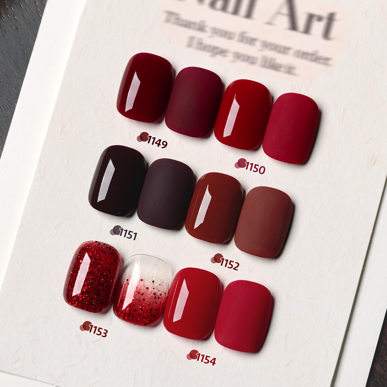 GAOY glossy and matte finish options support versatile looks