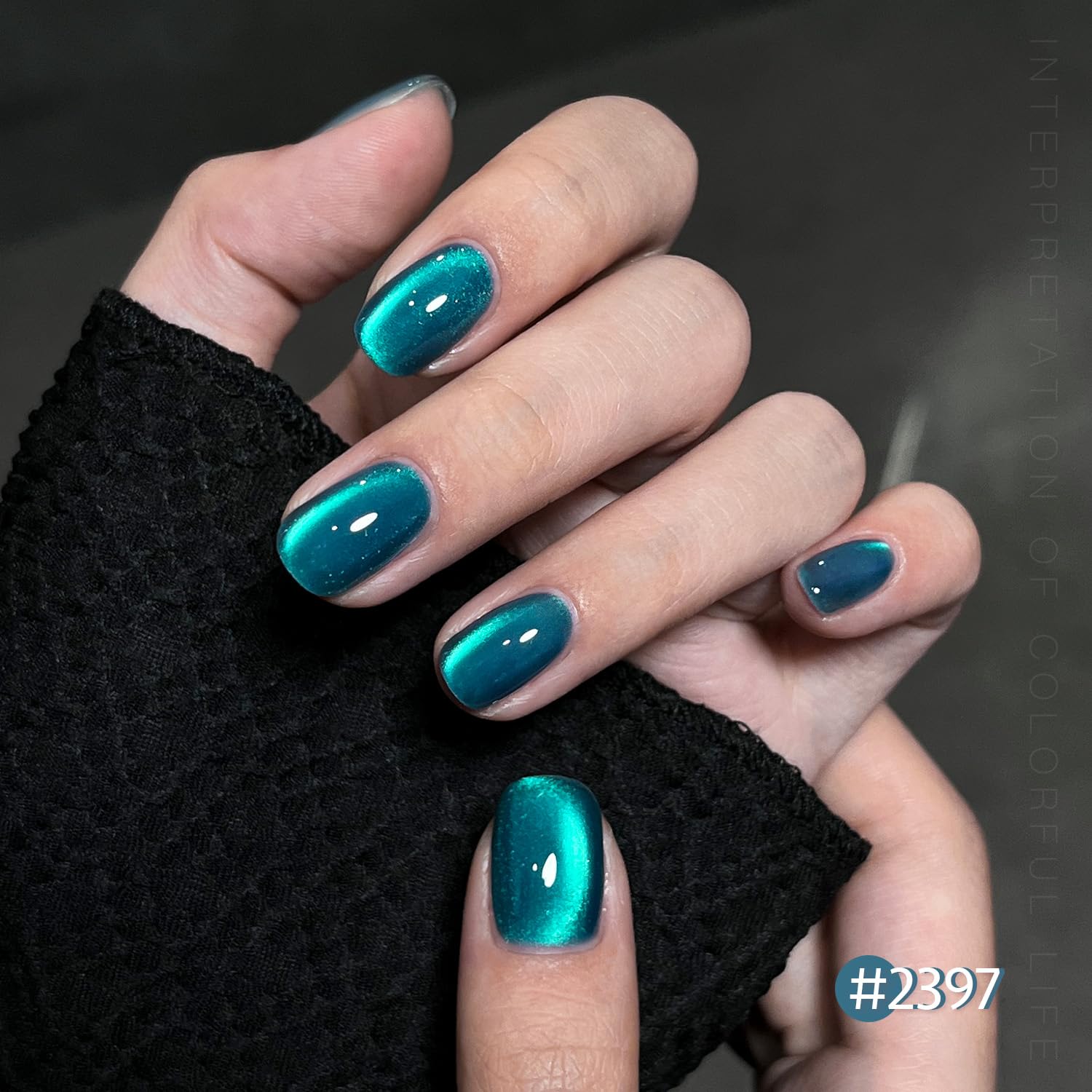 GAOY holographic galaxy swatch highlights the colorful, galaxy-inspired effect you can create.