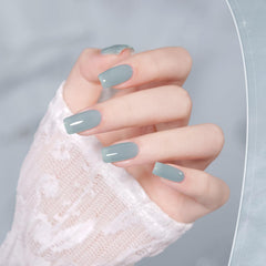 GAOY Jelly Green Spring Summer sheer pink gel polish for subtle color layering.