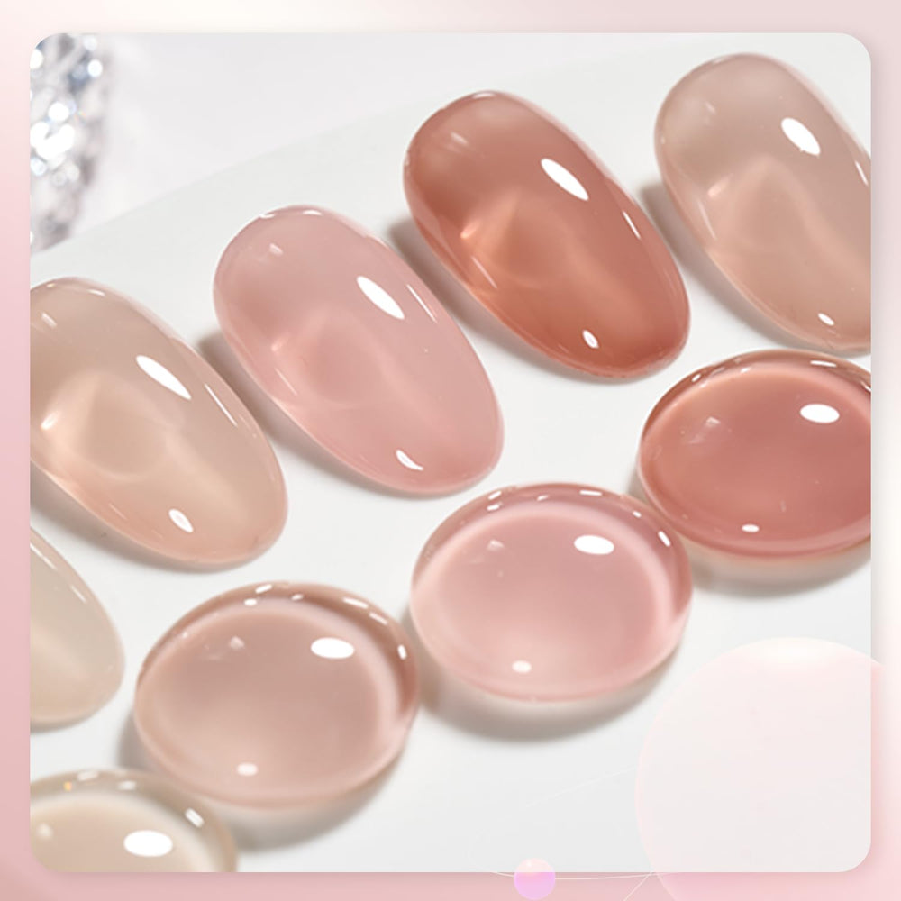 GAOY Jelly UV Gel Nail Polish used for DIY nail art at home
