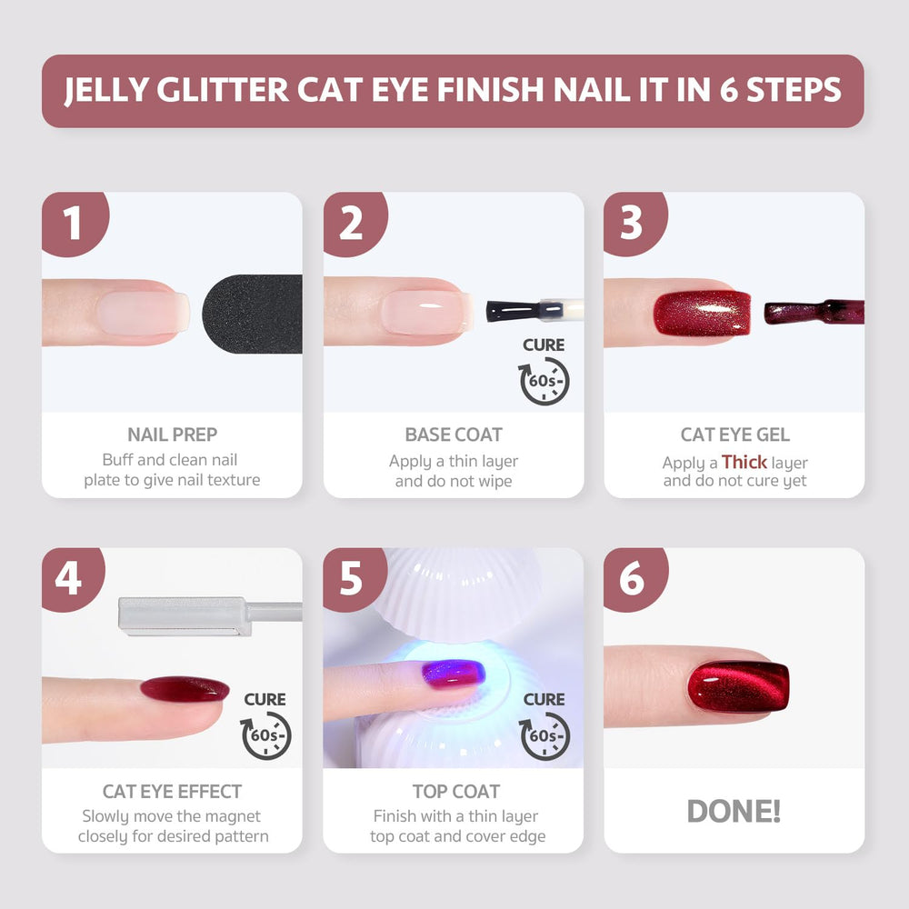 GAOY long-lasting finish up to four weeks with proper base/top coats