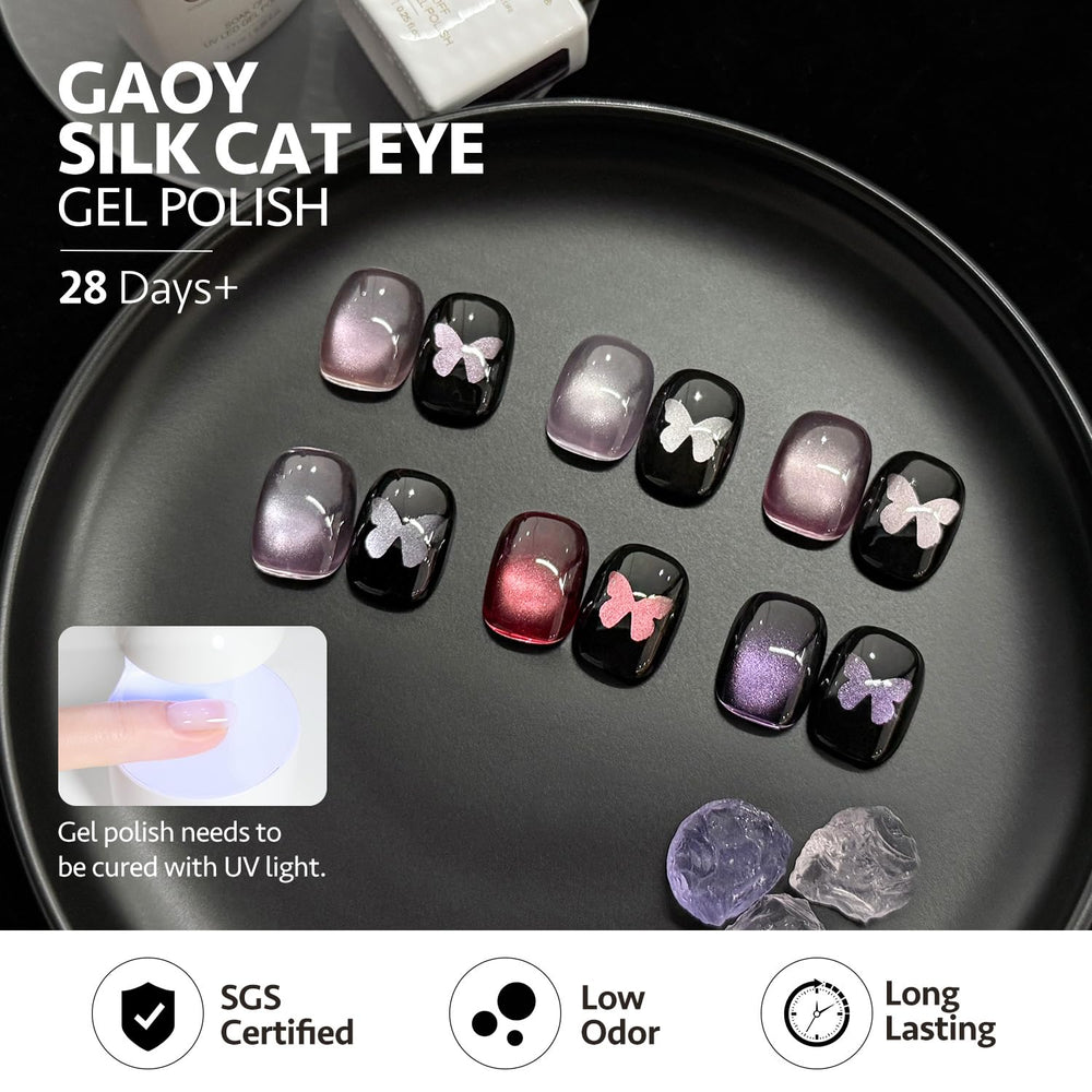 GAOY long-lasting nails up to four weeks with proper base/top coats