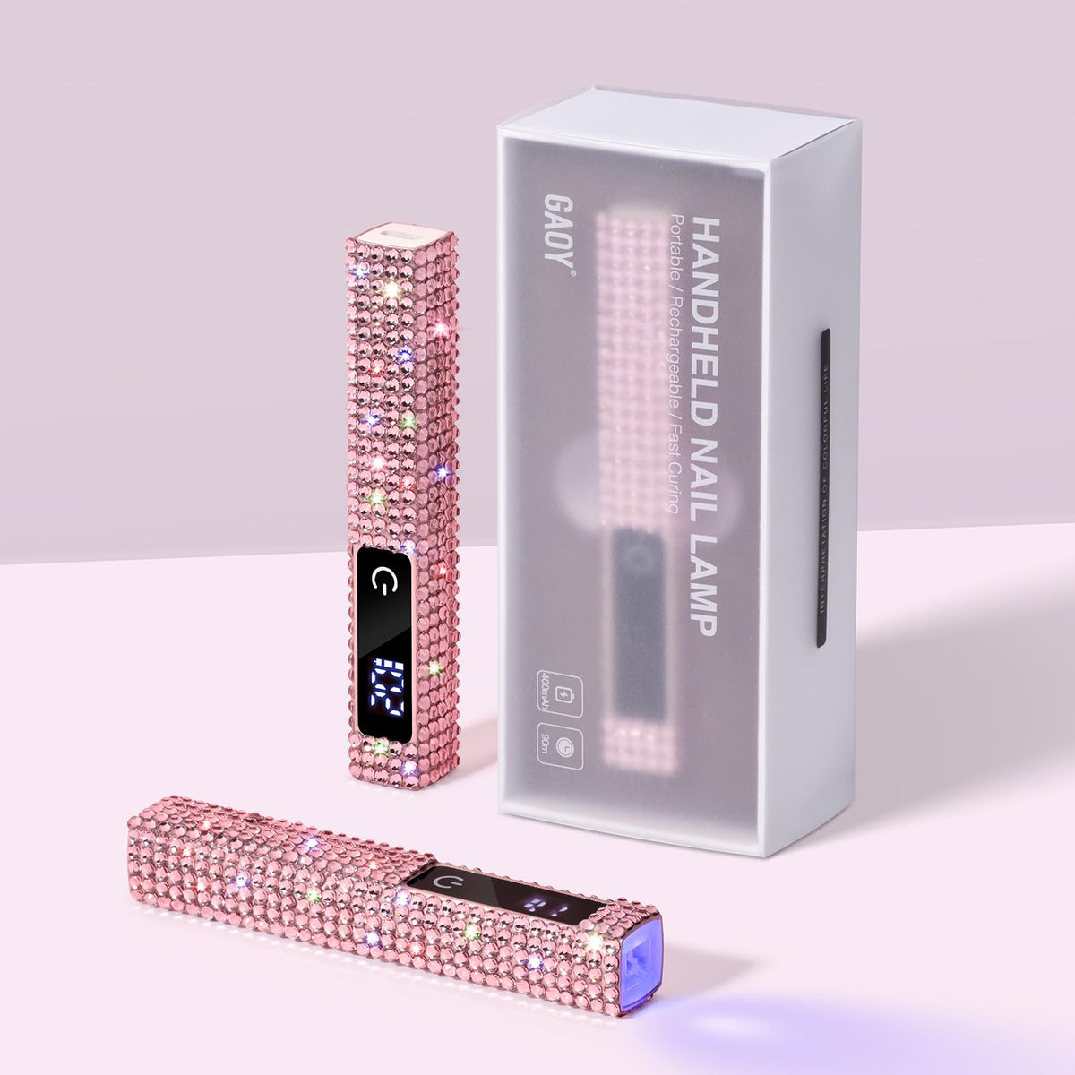GAOY luz ultravioleta para manicura compacta con curado rápido