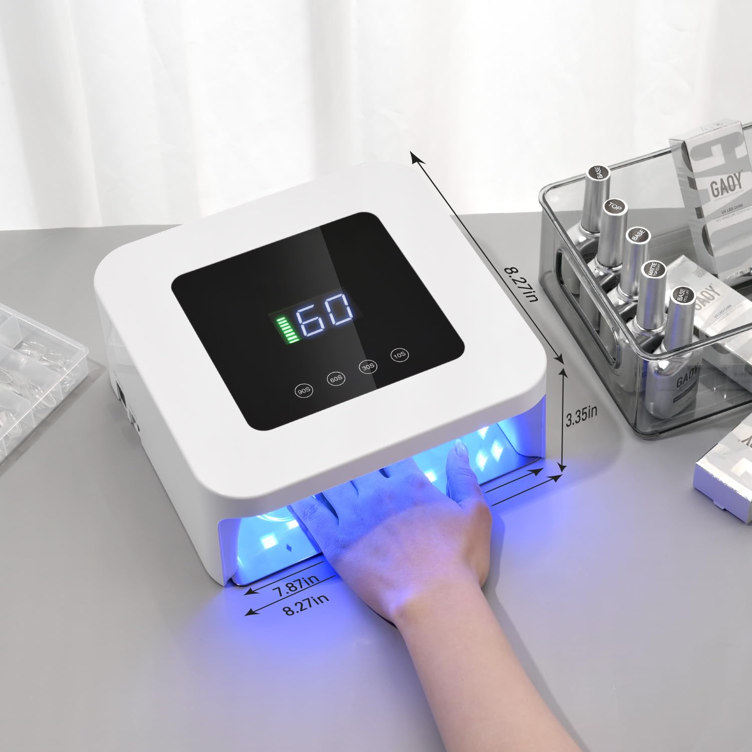 GAOY 39 LED array delivers even, fast curing across gel types.