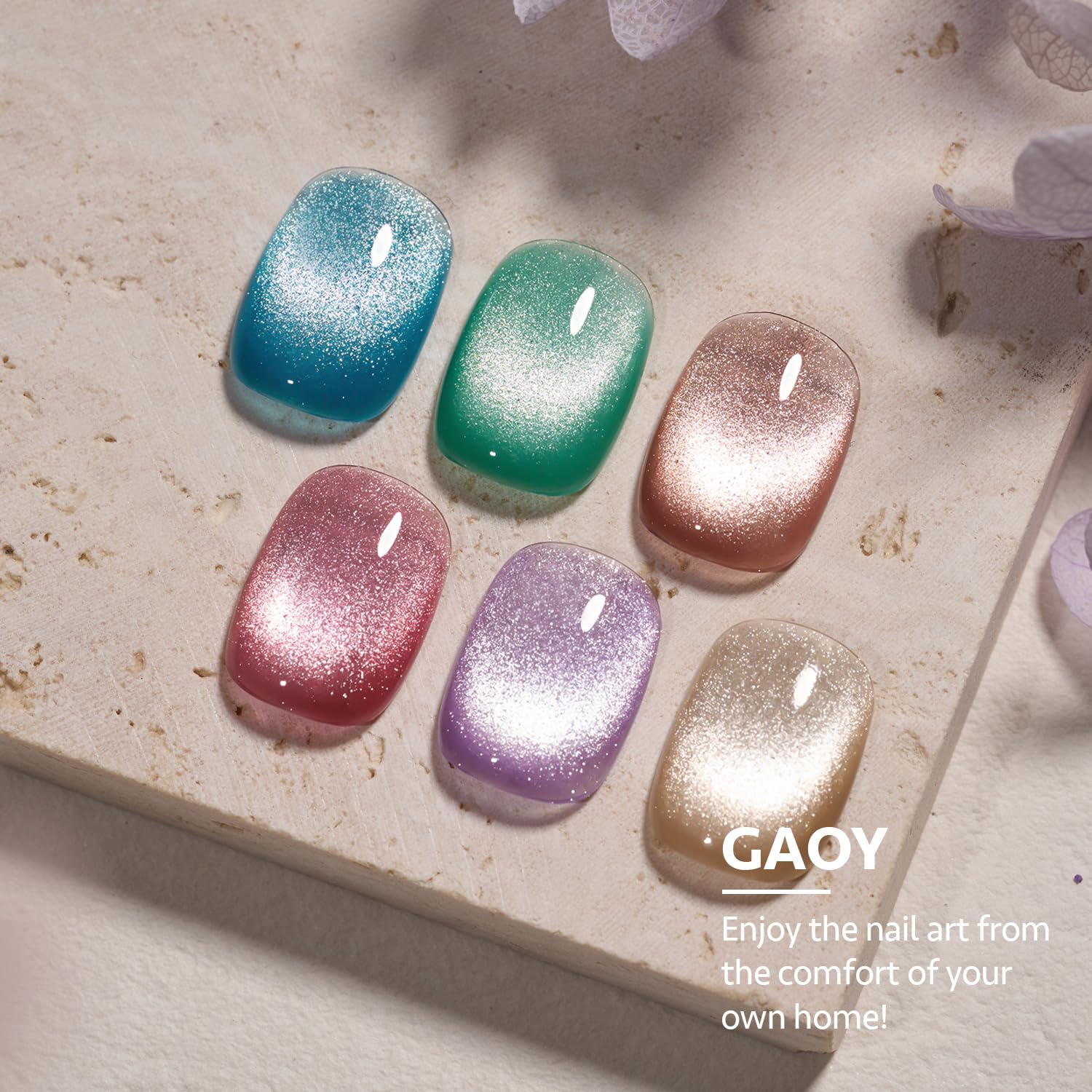 GAOY nail prep buff for better adhesion and reduced peeling