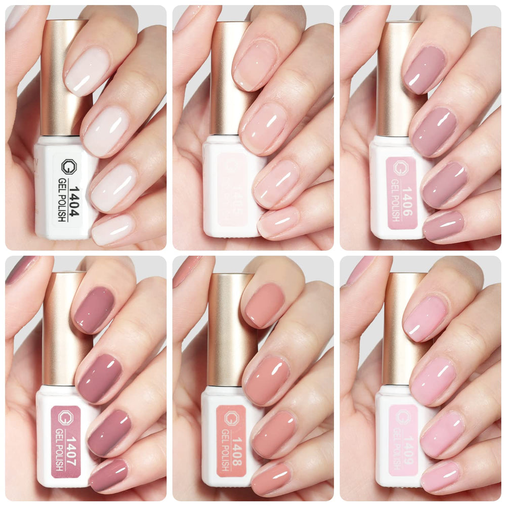 GAOY Pink Nude UV light cure session demonstrates 60-second dry under a safe lamp