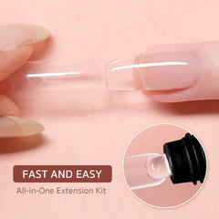 GAOY six poly gel color tubes organized for precise color matching