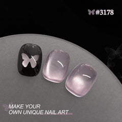 GAOY Purple Cat Eye swatches display six cosmic violet hues for selection