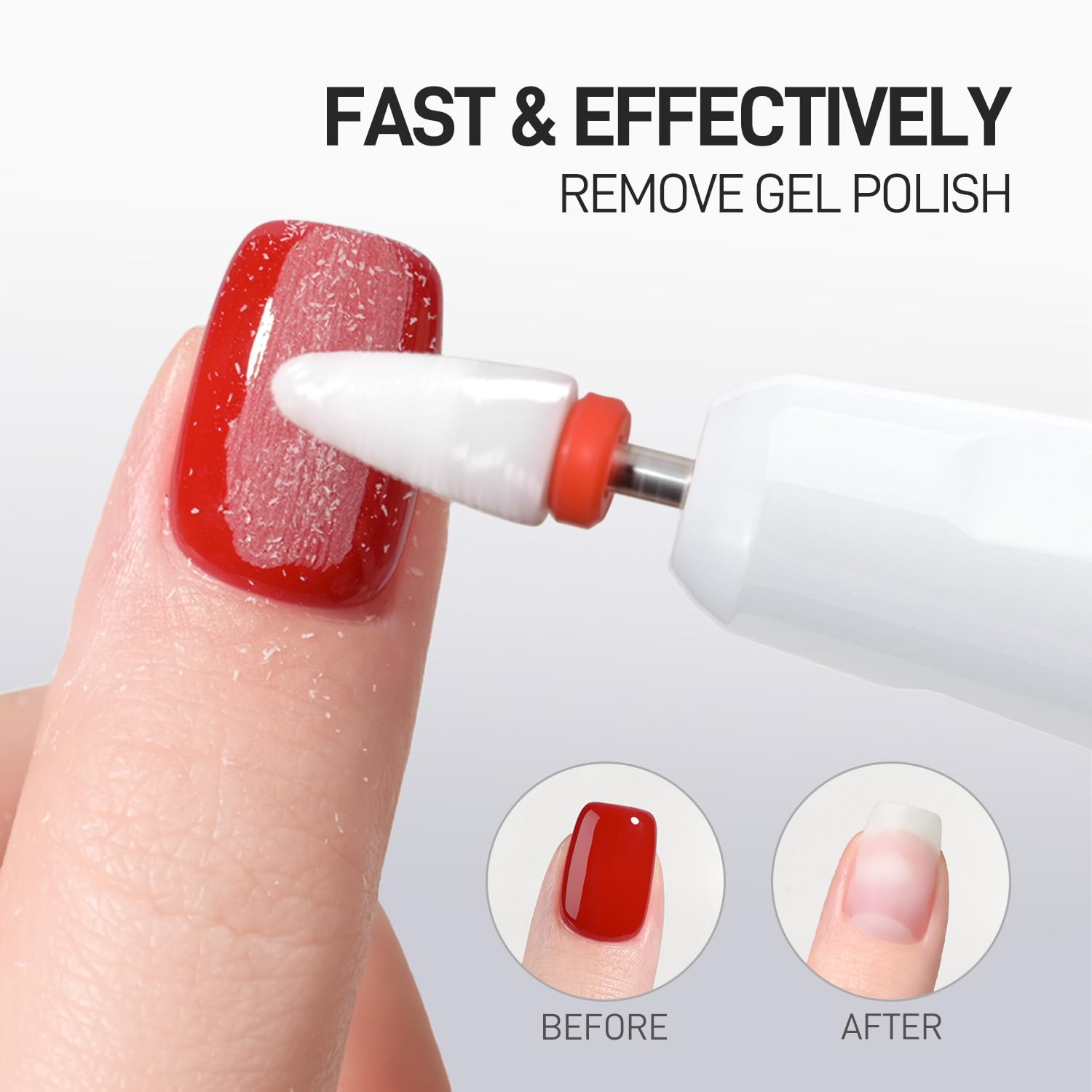 GAOY rechargeable cordless nail drill portable for salon-on-the-go manicures.