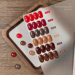 GAOY caramel swatch demonstrates warm glow perfect for cozy season nails
