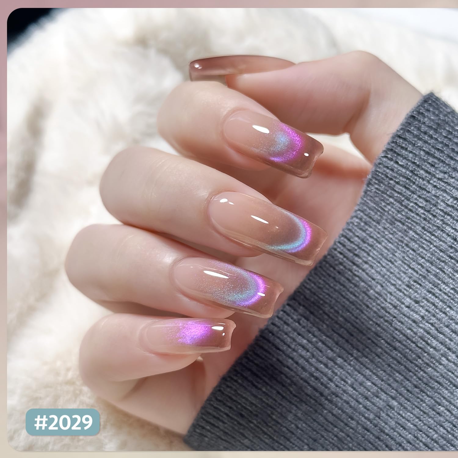 GAOY six-color cat-eye gel set with magnet included